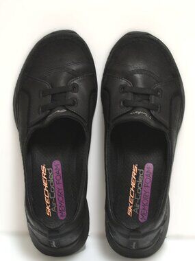 Skechers Womens Microburst 2.0 Walking Sneakers Black Size 7.5 Medium